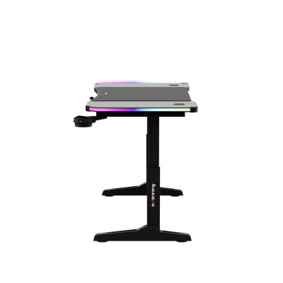 8. Huzaro Hero 3.6 RGB Schwarzer Gaming-Schreibtisch
