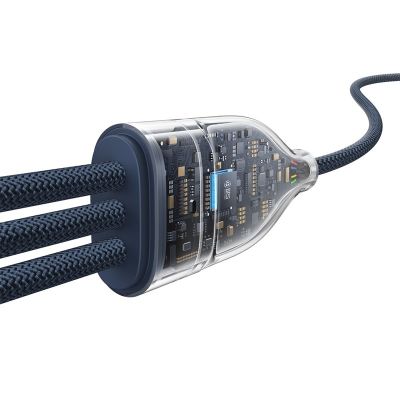 4. Baseus Blitzgerät Serie 3 100W Kabel 1,5m (Blau)