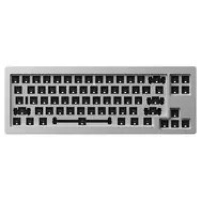 AKKO MonsGeek M7 VIA Barebone Kit Silberne Tastatur
