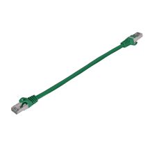 Patchkabel Kat. 6 FTP 0,25 m Grün Fluke bestanden Lanberg 10er-Pack