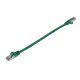 Patchkabel Kat. 6 FTP 0,25 m Grün Fluke bestanden Lanberg 10er-Pack