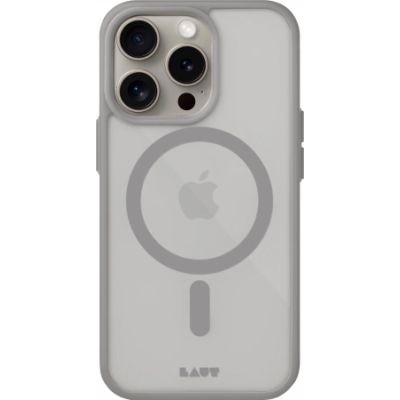 LAUT Huex Protect Hülle mit MagSafe für iPhone 15 Pro Max - grau