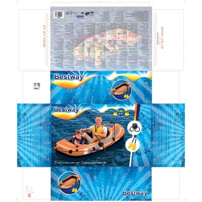 15. Bestway 61062 Schlauchboot Reise- / Freizeit-Schlauchboot