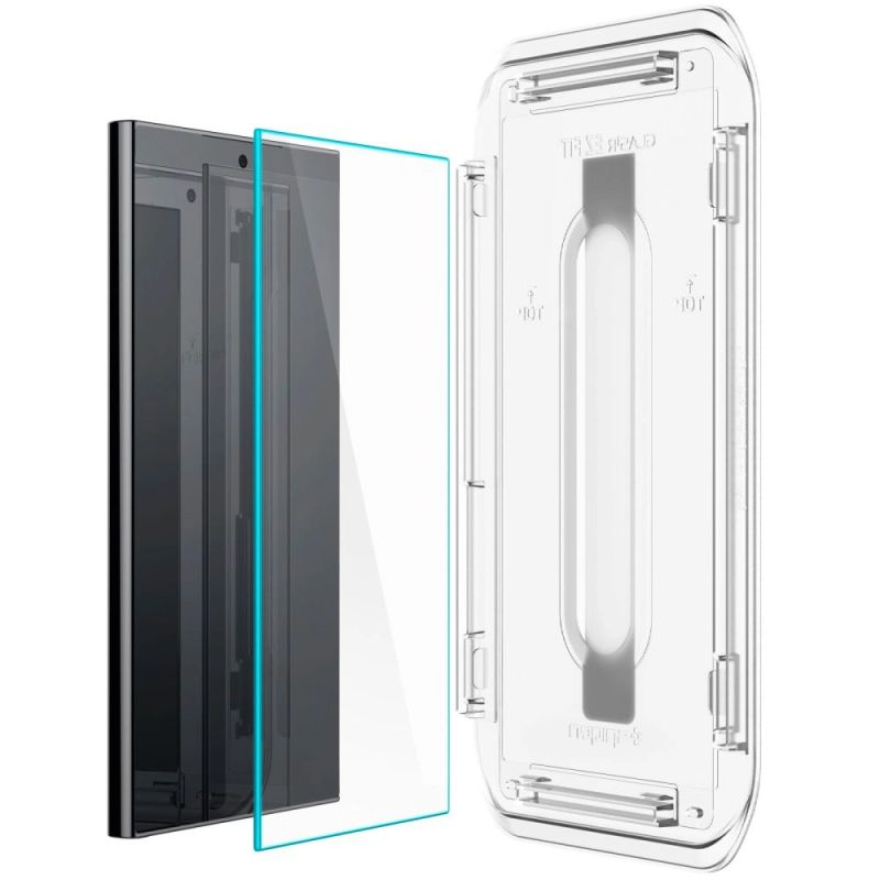 3. Spigen Glas.tR EZ Fit gehärtetes Glas für Samsung Galaxy S24 Ultra - 2 Stk.