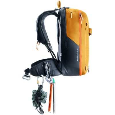 9. Deuter Alproof Lite 20 SL Rucksack – Zimt/Schwarz + Deuter Wash Center I Kosmetiktasche, Rosine/Caspia