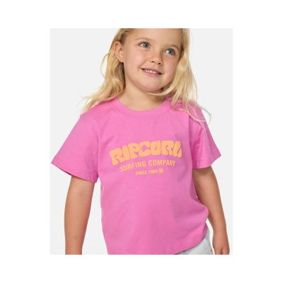 4. RIP CURL Surf Puff Relaxed Tee - Mädchen Rosa