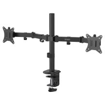 SAVIO Doppel-Tischhalterung für Monitore 17" - 32" 2x 2 - 9 kg UM-03