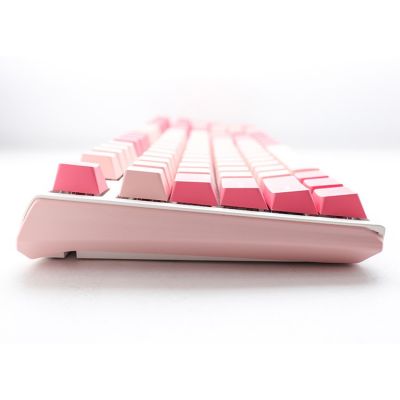 6. Ducky One 3 Gossamer Pink Gaming-Tastatur USB US-Englisch Pink, Weiß