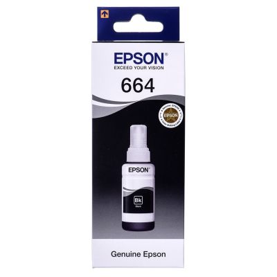 2. Epson C13T66414A Tinte (Original; 70 ml; Schwarz)