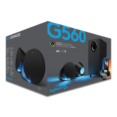 34. Logitech G G560 Lautsprecherset 120W PC/Laptop Schwarz 2.1 Kanäle 30W Bluetooth