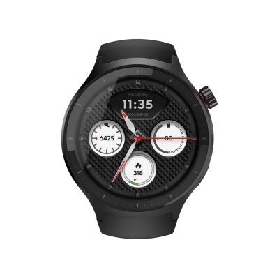 Motorola Moto Watch 512 MB, Farbe: Vulkanasche/Silikon Schwarz