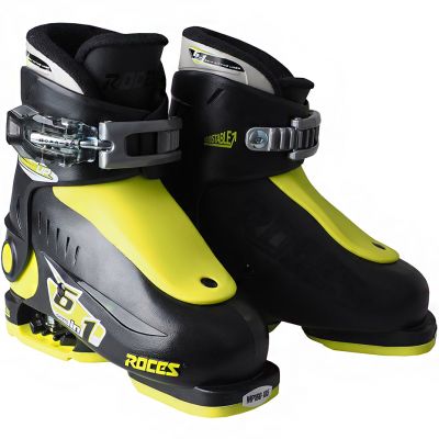 3. Roces Idea Up Skischuhe Schwarz und Limette Jr 450490 18
