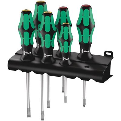 Kraftform Lasertip Schraubendreher-Set + Aufhänger, 6-teilig