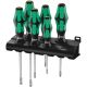 Kraftform Lasertip Schraubendreher-Set + Aufhänger, 6-teilig