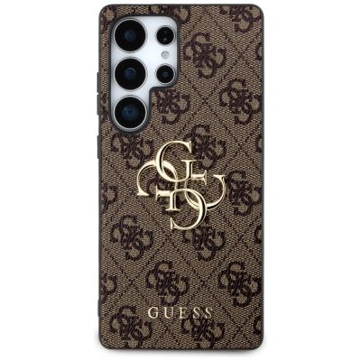 3. Guess Big 4G Logo Classic Logo Hülle für Samsung Galaxy S25 Ultra braun