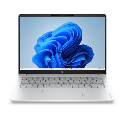 HP OmniBook 3 14-hu0012nwx, Intel Core 3 100U, 14 Zoll, 2K IPS-Display (300 Nits), 8 GB DDR5-RAM (5200 MHz), 256 GB SSD, Intel-Grafikkarte, 1080p-Kamera, 41 Wh Festplatte, Windows 11, Gletschersilber