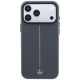 3. Mercedes Leder-Halbhülle mit ikonischer Linie und MagSafe-Design für iPhone 18 Pro Max / 17 Pro Max – Dunkelgrau