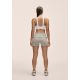 3. CASALL Damen Sublime Folded Hotpants Trainingsleggings, Grau