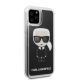5. Karl Lagerfeld Iconic Glitter iPhone 11 Pro Hülle – Schwarz