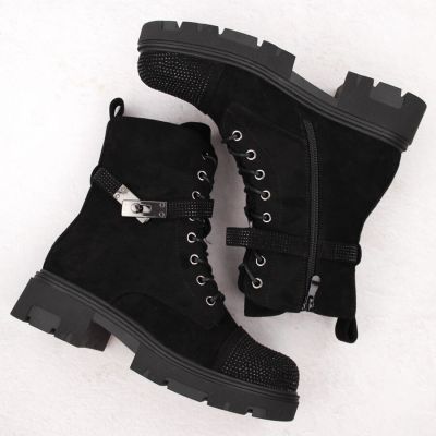 10. Isolierte Plateau-Arbeitsstiefel S.Barski W OLI266 schwarz
