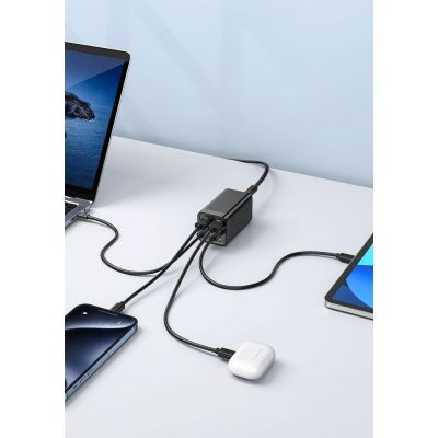 3. eSTUFF ES635200 Handy-Ladegerät Laptop Schwarz AC Schnellladung Intern