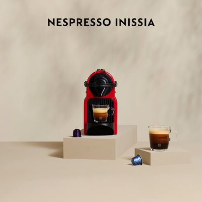 4. Krups Nespresso Inissia XN1005 Kapselkaffeemaschine (1260W; rot)
