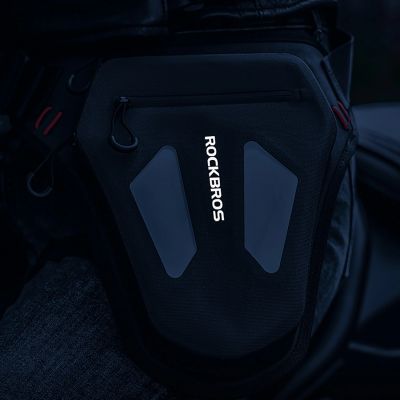 7. Rockbros Motorradtasche für Beine, Oberschenkel, Taille, Schulter, Schwarz
