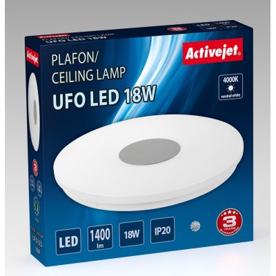 2. Moderne LED-Deckenleuchte Activejet UFO 18W