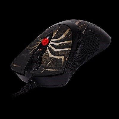 8. A4 TECH Evo XGame Laser Oscar X747 Brown Fire A4TMYS29980 Computermaus (Laser; 3600 DPI; braune Farbe)