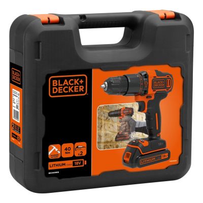 11. Black & Decker BDCHD18KB-QW Bohrer, Schwarz, Orange