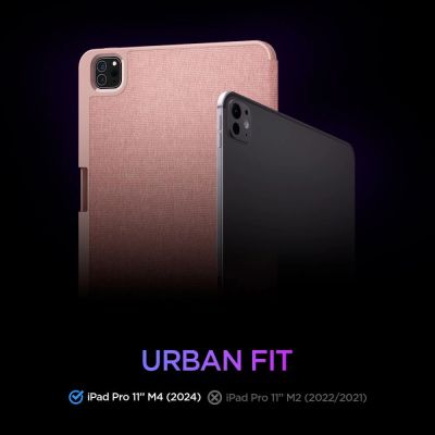 13. Spigen Urban Fit Hülle für iPad Pro 11" 5/6/2024-2025 - Pink