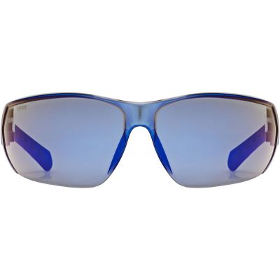 3. UVEX Equate Radbrille, schwarz/blau matt/verspiegelt blau