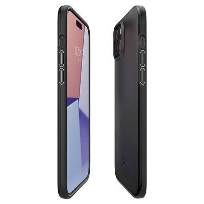 14. Spigen Thin Fit Hülle für iPhone 15 Plus – Schwarz
