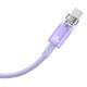 3. Baseus Explorer 100W USB-A-auf-USB-C-Kabel mit intelligentem Temperatursensor, 1 m – Lila