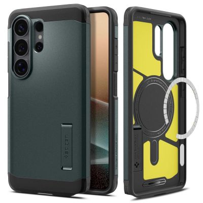 2. Spigen Tough Armor Mag MagSafe Hülle für Samsung Galaxy S26 Ultra – Grün