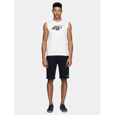 2. Ärmelloses Herren-T-Shirt 4F 4FWSS25TSLEM287-10S