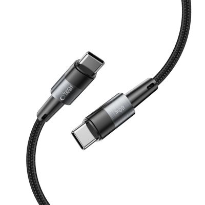 4. Tech-Protect UltraBoost USB-C / USB-C PD-Kabel 60 W 3 A 0,25 m – grau