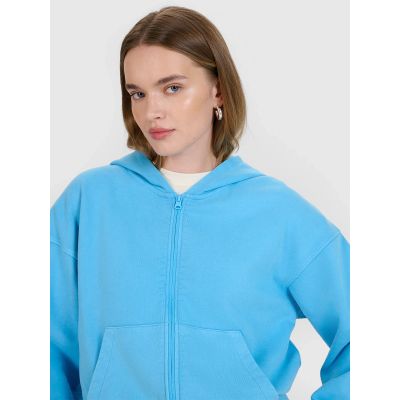 5. Damen-Kapuzensweatshirt mit Reißverschluss 4F 4FRSS25TSWSF2195-33S