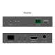 11. HDMI-Glasfaser-Extender 4K/60Hz über IP 1G oder bis zu 40 km/300 m, HDMI-Loop-Out, IR-Steuerung – Kit