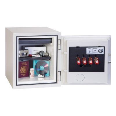 6. Phoenix Safe Co. Titan FS1282E 25L Bodentresor Stahl Weiß