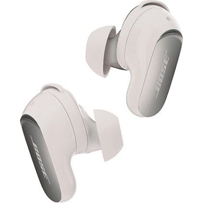 8. Bose QuietComfort Ultra True Wireless Stereo (TWS) Headset In-Ear-Telefonie/Bluetooth-Musikwiedergabe Grau, Weiß