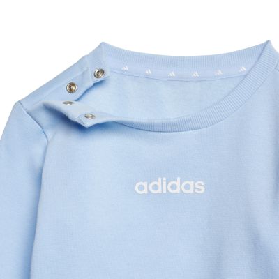 12. adidas Essentials Joggers blauer Kinder-Trainingsanzug JE1381