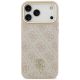 3. Guess 4G Strass Logo MagSafe Hülle für iPhone 18 Pro Max / 17 Pro Max – Rosa