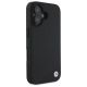 4. BMW Sign Leather Diamond Metal Logo MagSafe-Hülle für iPhone 16 – Schwarz