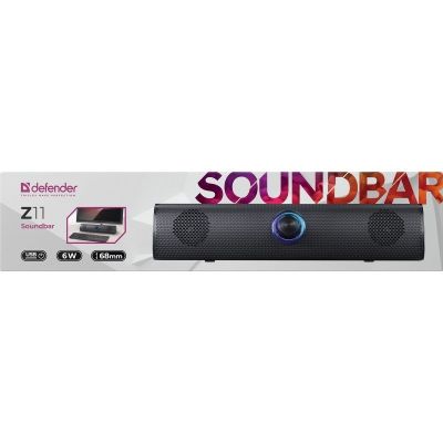 13. DEFENDER SOUNDBAR Z12 6W LED SCHWARZ 65312