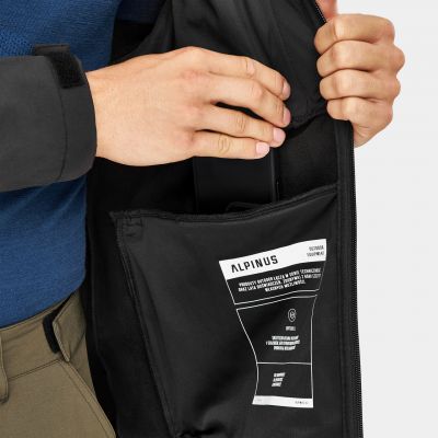 17. Alpinus Stenshuvud Softshelljacke schwarz BR43371