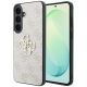Guess Leder-Schutzhülle mit Metalllogo für Samsung Galaxy S26 FE – Rosa