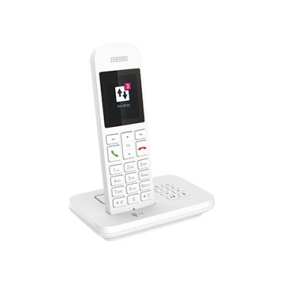 4. Sinus A12 Analog/DECT-Telefon, schnurloses Mobilteil, Weiß