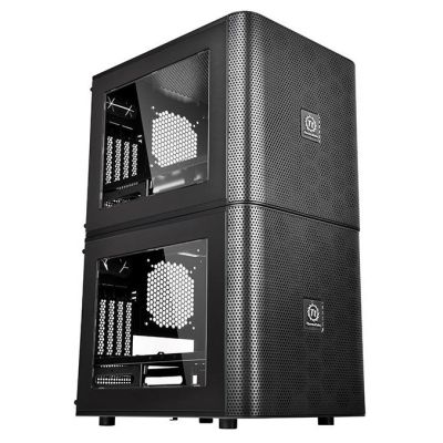 15. Thermaltake Core V21 CA-1D5-00S1WN-00 Gehäuse (Micro ATX, Mini ITX; Schwarz)