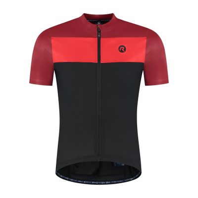 Rogelli Trikot CORE BLOCK schwarz-rot 4XL